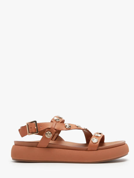 Sandales En Cuir Inuovo Vert women A96019