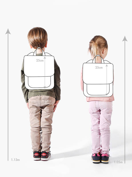 Mini Sac à Dos Kidzroom Multicolore soft whispers 4856 vue secondaire 1