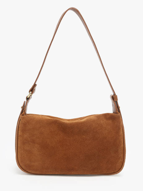 Sac Porté épaule Et Bandoulière Velvet Caviar Cuir Milano Marron velvet caviar VC24113