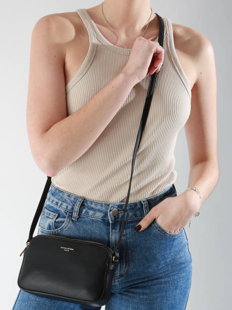 Sac Bandoulière Alpes David jones Noir alpes CM7335 vue secondaire 1