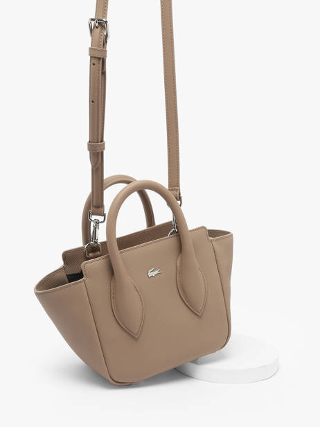 Sac Porté Main Daily City Lacoste Beige daily city NF4959DZ vue secondaire 2