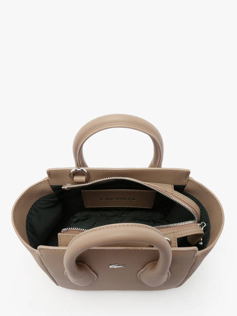Sac Porté Main Daily City Lacoste Beige daily city NF4959DZ vue secondaire 3