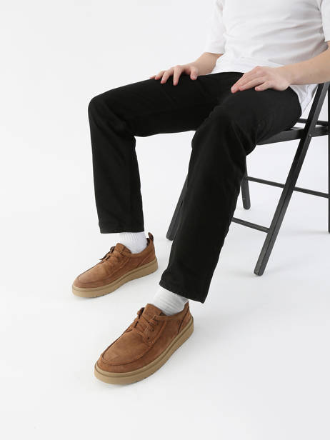 Chaussures Derbies Polden Clarks Marron men 26180865 vue secondaire 1