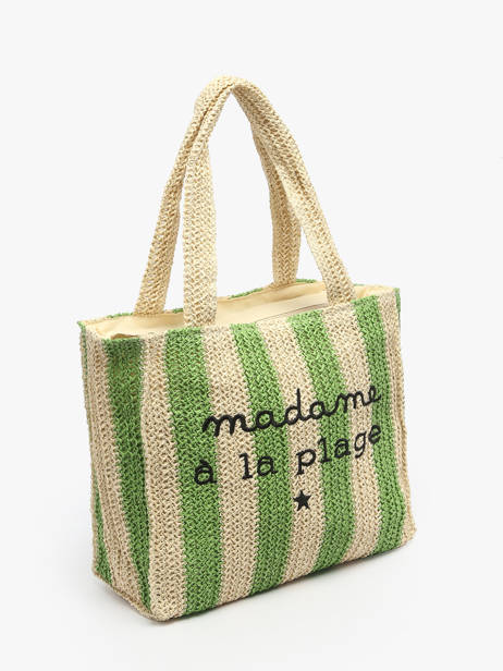 Sac Porté épaule Cabas Gerard pasquier Vert cabas P25032 vue secondaire 2