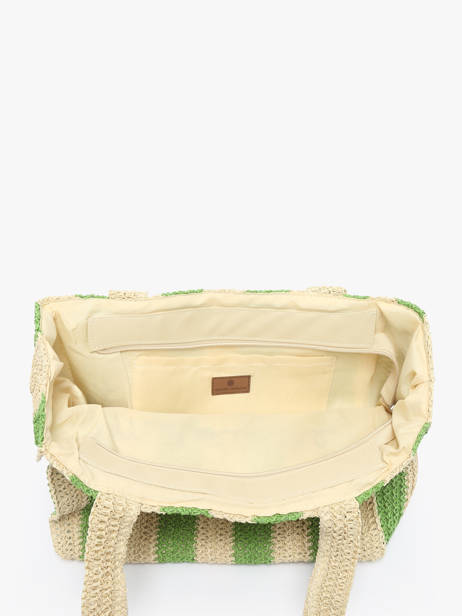 Sac Porté épaule Cabas Gerard pasquier Vert cabas P25032 vue secondaire 3