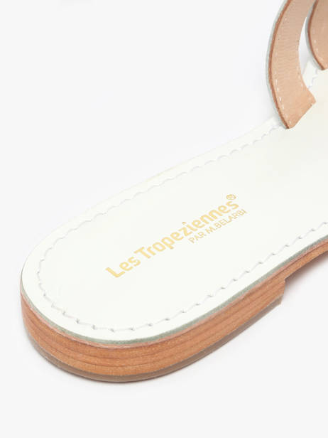 Mules Damia En Cuir Les tropeziennes Blanc women DAMIA vue secondaire 7