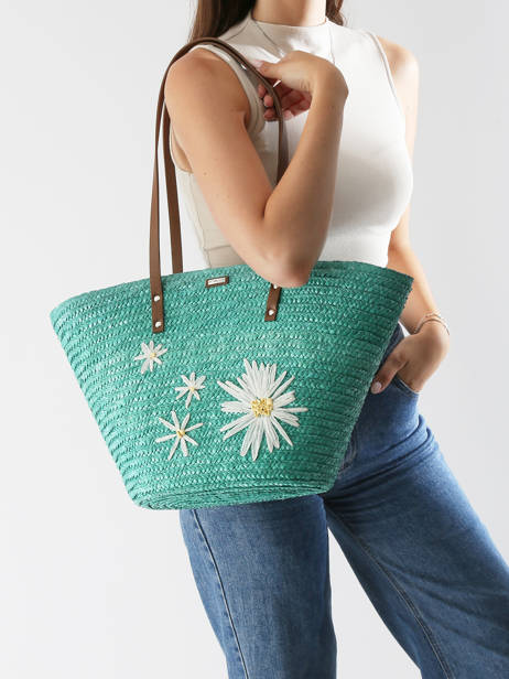 Sac Porté épaule Koa Les tropeziennes Vert koa TZ01 vue secondaire 1