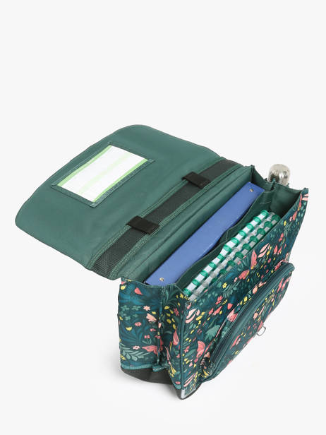 Cartable 2 Compartiments Tann's Vert les fantaisies f 33266 vue secondaire 3