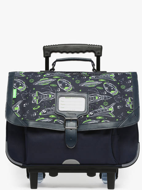 Cartable à Roulettes 2 Compartiments Tann's Bleu les fantaisies g 42142