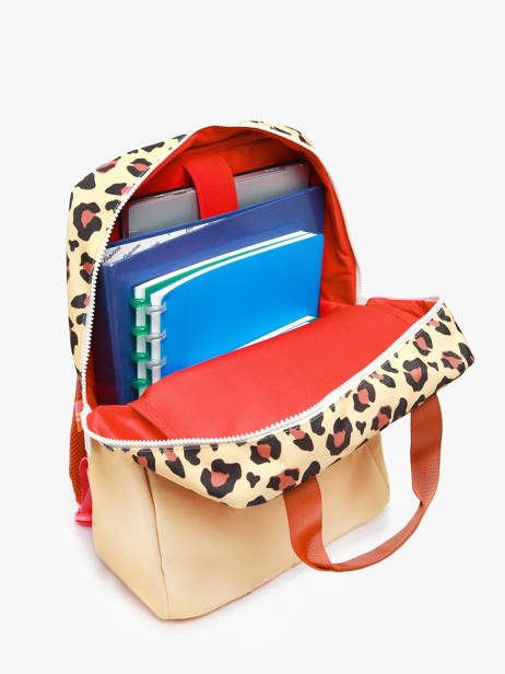 Sac à Dos Hello hossy Beige cool kids PADU vue secondaire 3