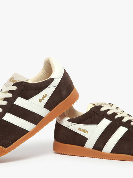 Sneakers Elan En Cuir Gola Marron women CLB538 vue secondaire 3