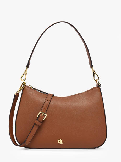 Sac Porté épaule Danni 26 Cuir Lauren ralph lauren Marron danni 31883768