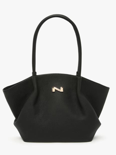 Sac Porté épaule Galatée Cuir Nathan baume Noir nymphea 3