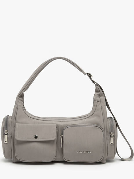 Sac Bandoulière Basic Pocket Polyester Lancaster Gris basic pocket 92