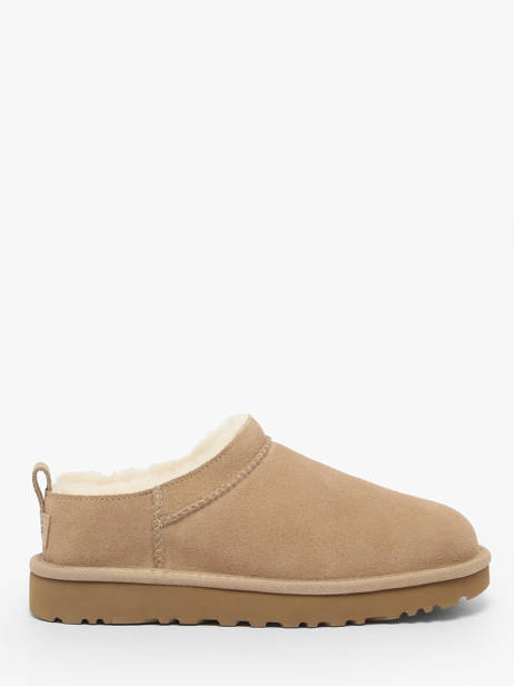 Chaussons En Cuir Ugg Beige women 1173891