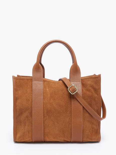 Sac Porté Main Velvet Caviar Milano Marron velvet caviar VC25063 vue secondaire 4