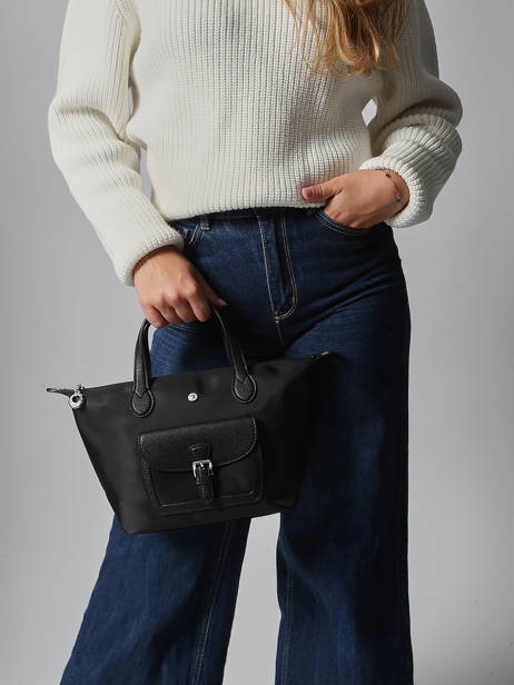 Sac Bandoulière Kiana Nylon Hexagona Noir kiana 1720185 vue secondaire 1