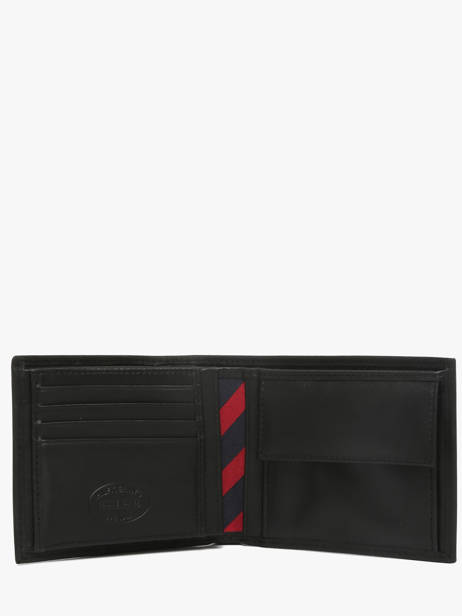Portefeuille Cuir Tommy hilfiger Noir johnson AM00665 vue secondaire 2