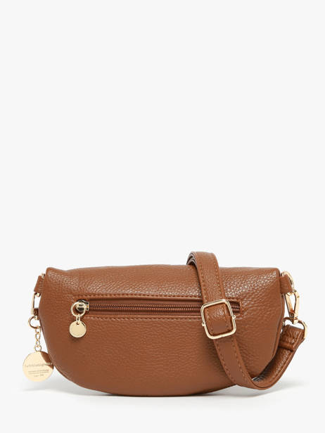 Sac Banane Lulu castagnette Marron zip ZINH vue secondaire 4