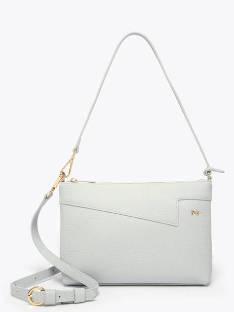 Sac Bandoulière Palma Cuir Nathan baume Bleu nathan 27