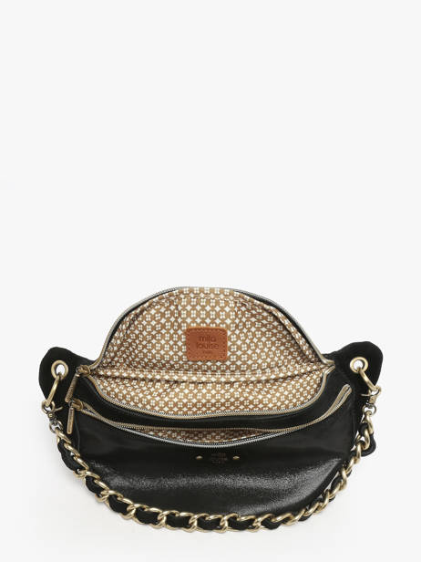 Sac Banane Mila louise Noir lx 23689LX1 vue secondaire 3