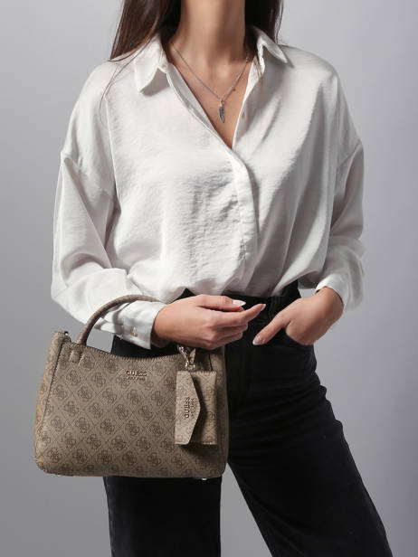 Sac Porté Main Brenton Guess Marron brenton LG964805 vue secondaire 1