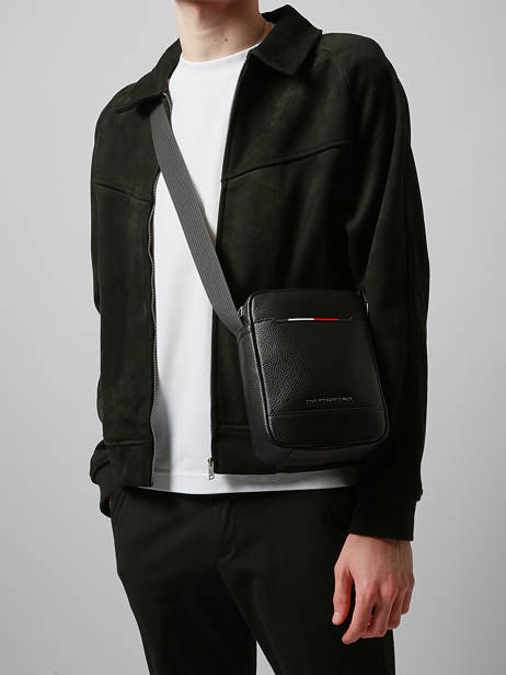 Sac Bandoulière Tommy hilfiger Noir central AM13486 vue secondaire 1