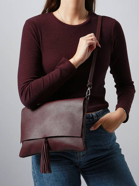 Sac Bandoulière Caviar Cuir Milano Rouge caviar CA21062 vue secondaire 1