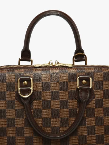 Sac Porté Main D'occasion Alma Damier Louis vuitton Marron second life 1553881 vue secondaire 2