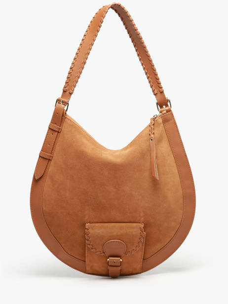 Sac Hobo M Cuir Paul marius Marron vintage M