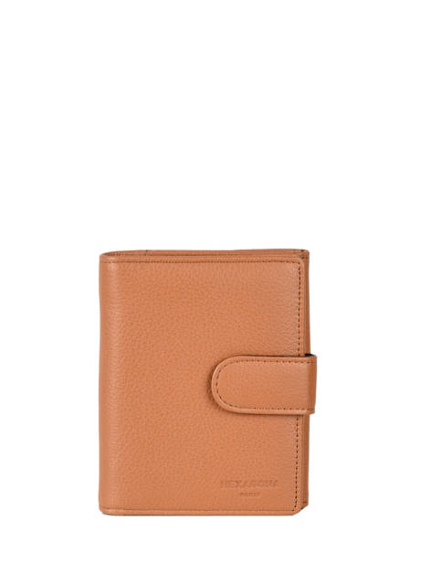 Portefeuille Cuir Hexagona Beige confort 467468