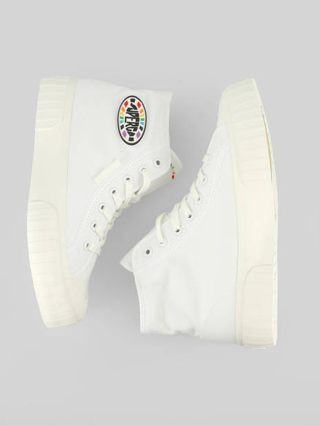 Sneakers 2696 Stripe Superga Blanc women S2115UW vue secondaire 3