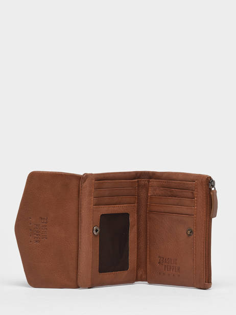 Porte-monnaie Smart Cuir Basilic pepper Beige smart BSMA98 vue secondaire 1